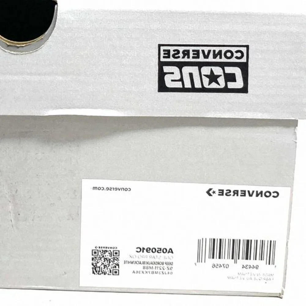 Converse One Star Pro OX Shoes Low Men's Sneakers A05091C Bordeaux Suede Skate - Picture 11 of 12